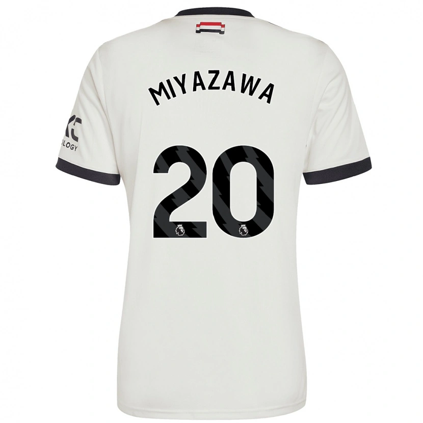 Danxen Pánské Hinata Miyazawa #20 Off White Třetí Hráčské Dresy 2024/25 Dres