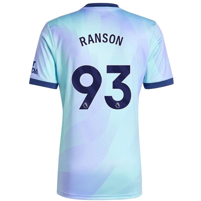 Danxen Pánské Khari Ranson #93 Aqua Třetí Hráčské Dresy 2024/25 Dres