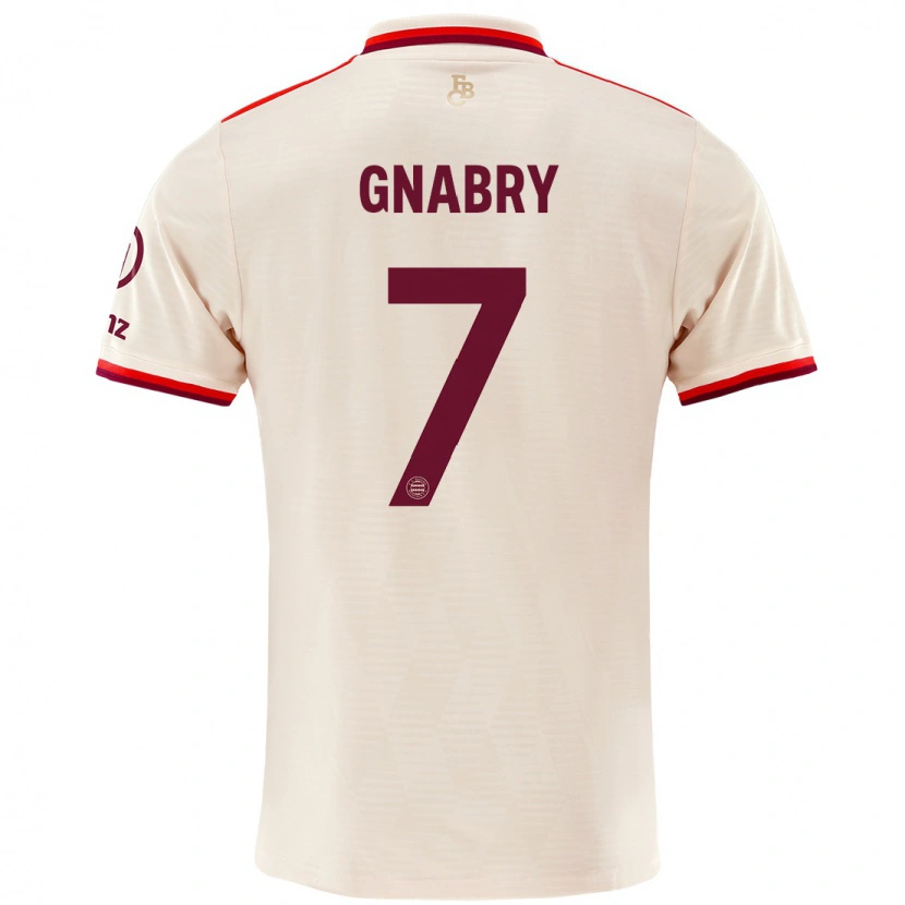 Danxen Pánské Serge Gnabry #7 Prádlo Třetí Hráčské Dresy 2024/25 Dres