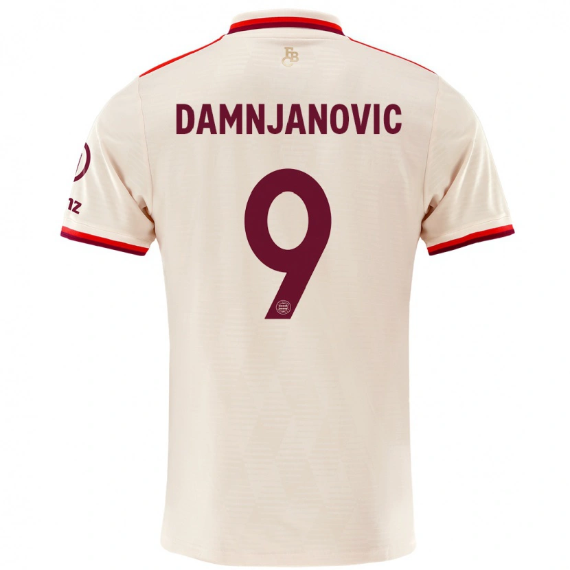 Danxen Pánské Jovana Damnjanović #9 Prádlo Třetí Hráčské Dresy 2024/25 Dres