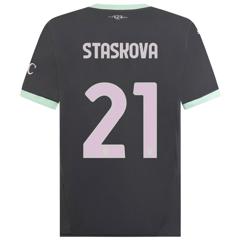 Danxen Pánské Andrea Stašková #21 Šedá Třetí Hráčské Dresy 2024/25 Dres