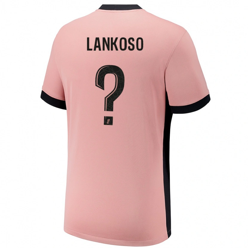 Danxen Pánské Lenny Lankoso #0 Rezavě Růžová Třetí Hráčské Dresy 2024/25 Dres