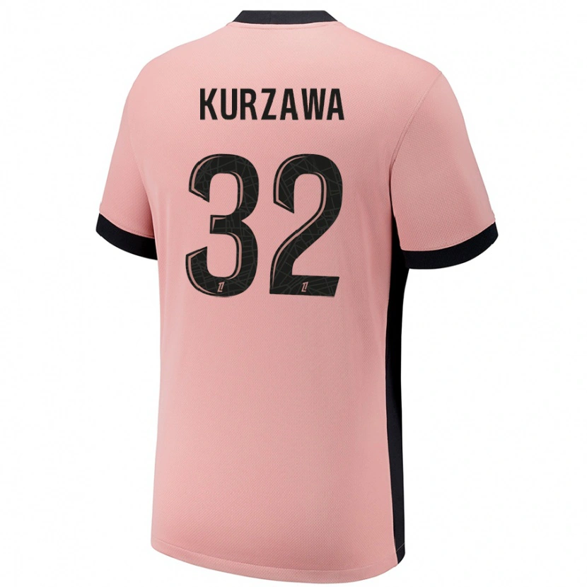 Danxen Pánské Layvin Kurzawa #32 Rezavě Růžová Třetí Hráčské Dresy 2024/25 Dres