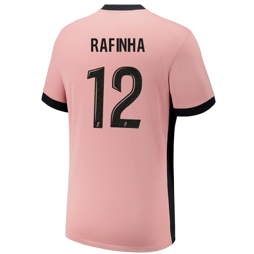 Danxen Pánské Rafinha #12 Rezavě Růžová Třetí Hráčské Dresy 2024/25 Dres