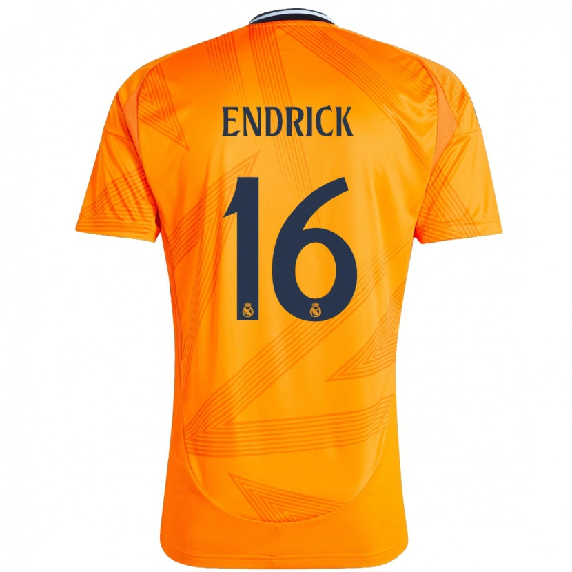 Danxen Dámské Endrick #16 Pomerančový Daleko Hráčské Dresy 2024/25 Dres