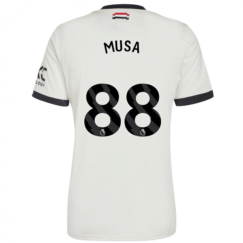 Danxen Dámské Victor Musa #88 Off White Třetí Hráčské Dresy 2024/25 Dres