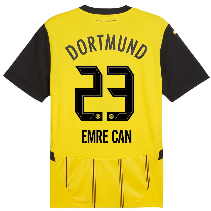 Danxen Dětské Emre Can #23 Žlutá Černá Domů Hráčské Dresy 2024/25 Dres