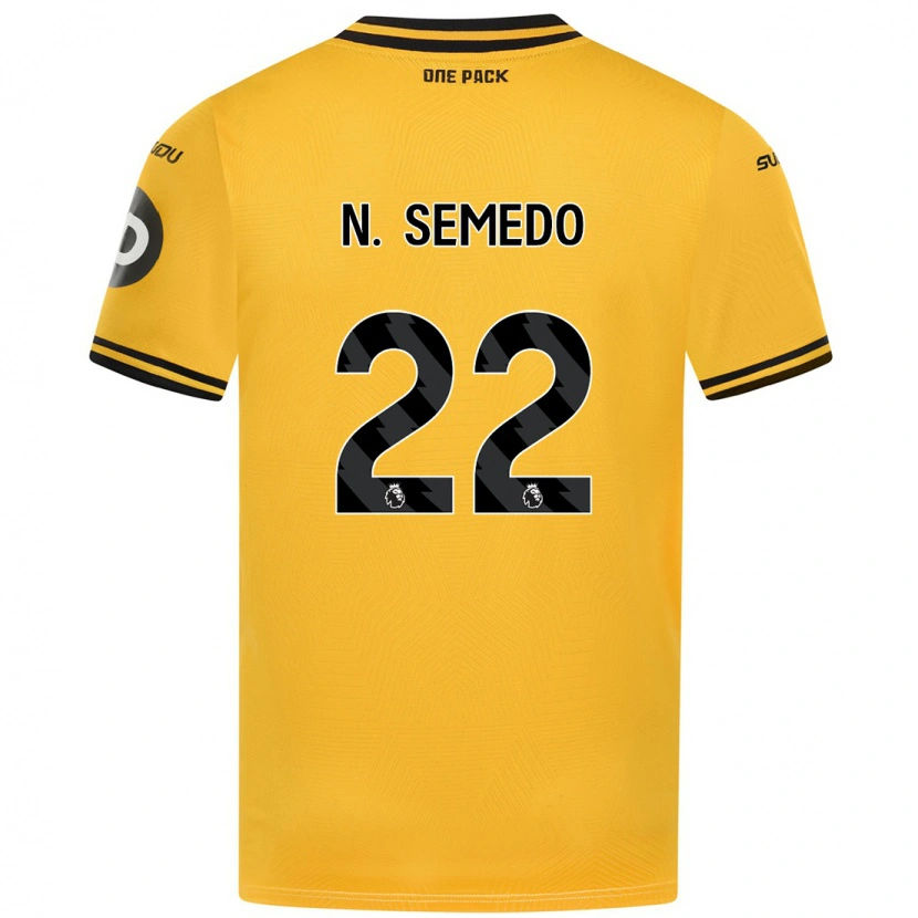 Danxen Dětské Nélson Semedo #22 Žluť Domů Hráčské Dresy 2024/25 Dres