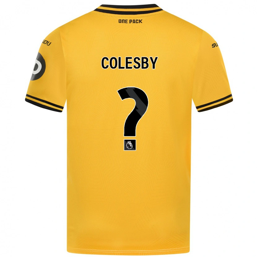 Danxen Dětské Ryan Colesby #0 Žluť Domů Hráčské Dresy 2024/25 Dres