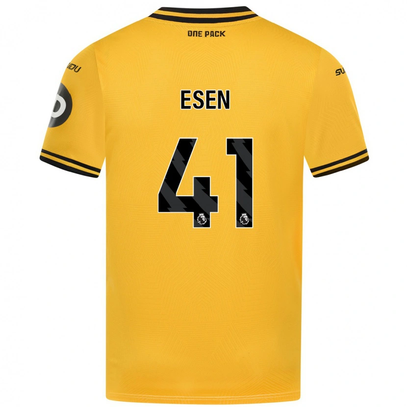 Danxen Dětské Josh Esen #41 Žluť Domů Hráčské Dresy 2024/25 Dres