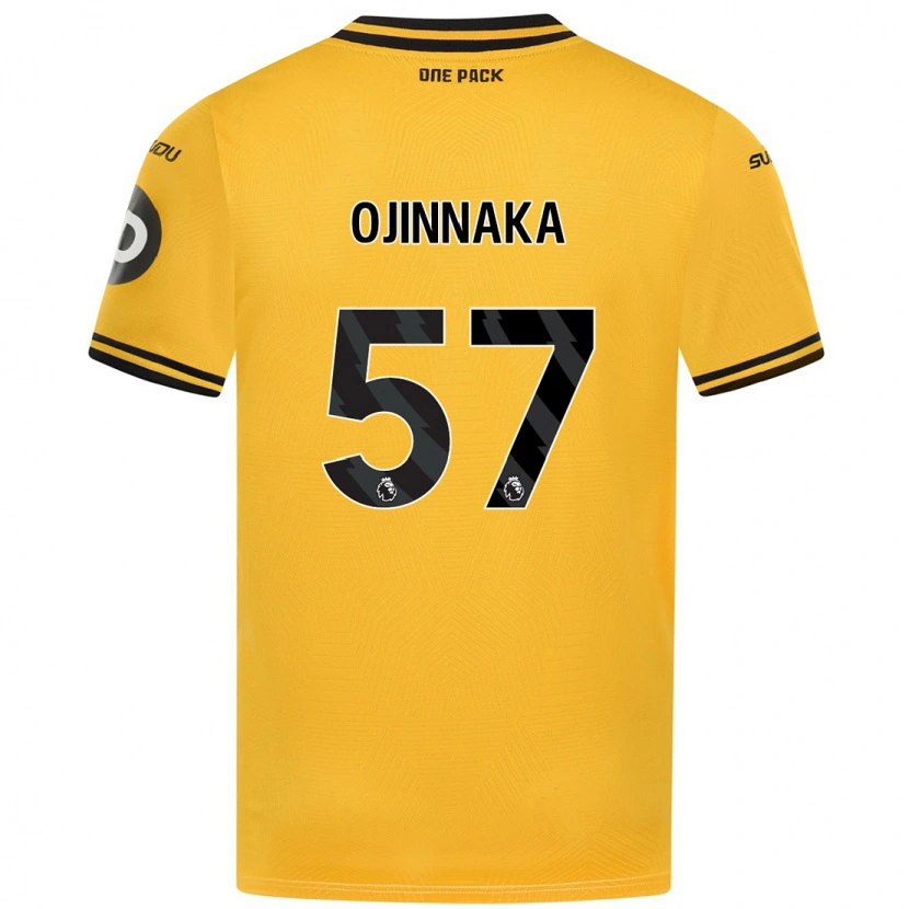 Danxen Dětské Temple Ojinnaka #57 Žluť Domů Hráčské Dresy 2024/25 Dres