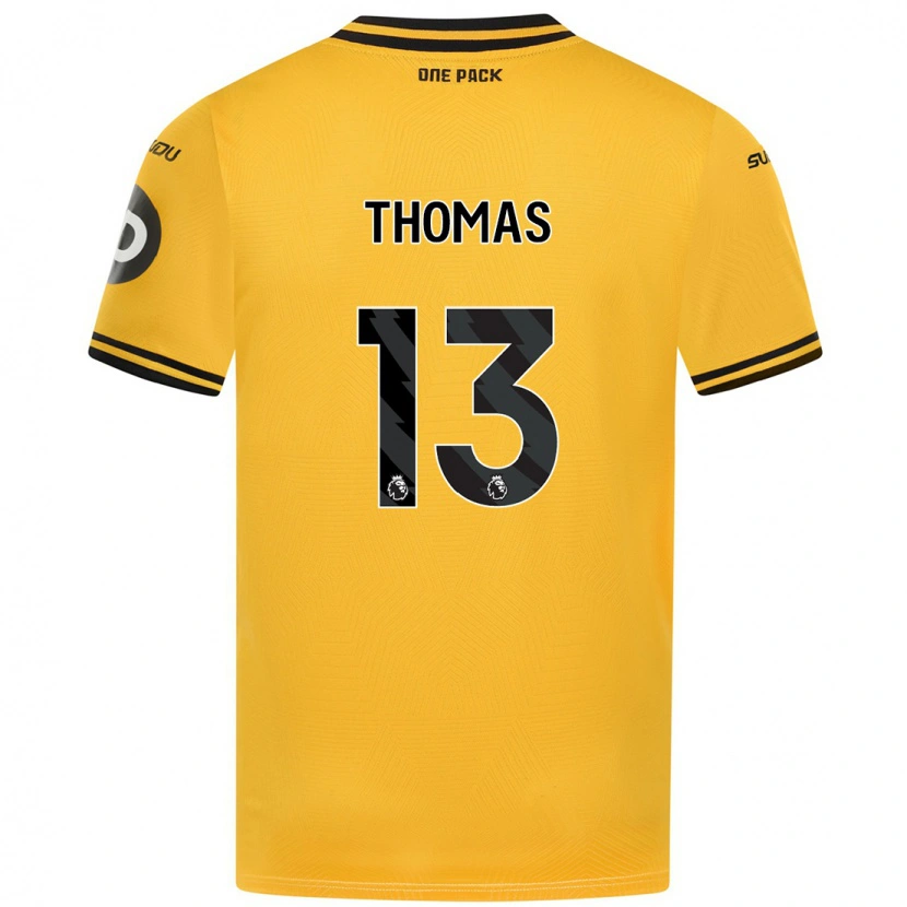 Danxen Dětské Bec Thomas #13 Žluť Domů Hráčské Dresy 2024/25 Dres