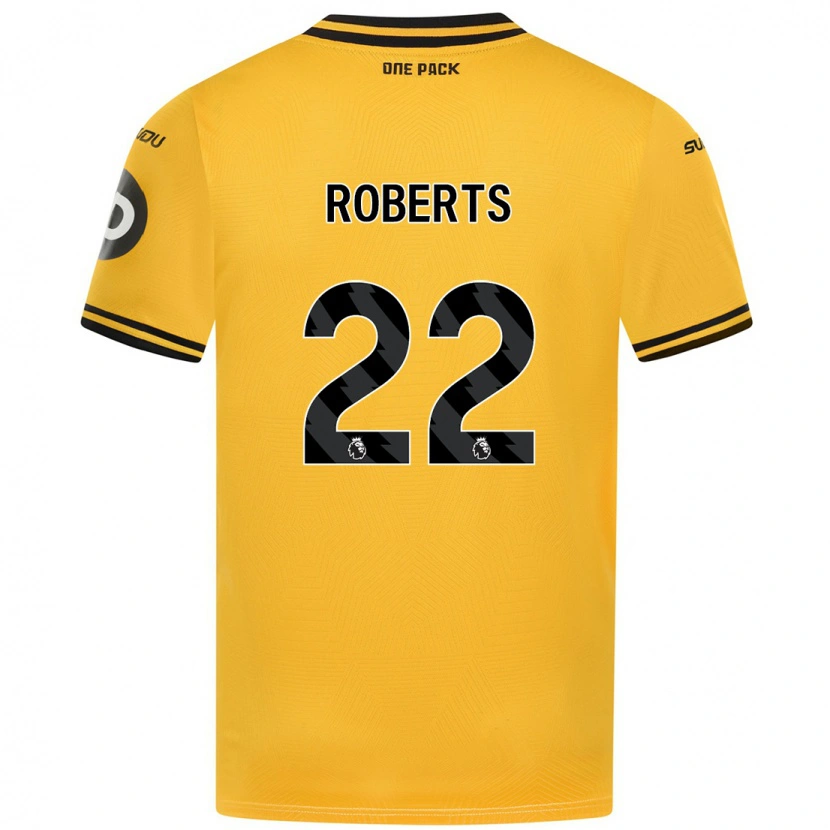 Danxen Dětské Beth Roberts #22 Žluť Domů Hráčské Dresy 2024/25 Dres