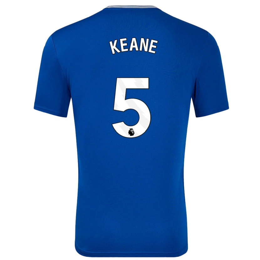 Danxen Dětské Michael Keane #5 Modrá S Domů Hráčské Dresy 2024/25 Dres