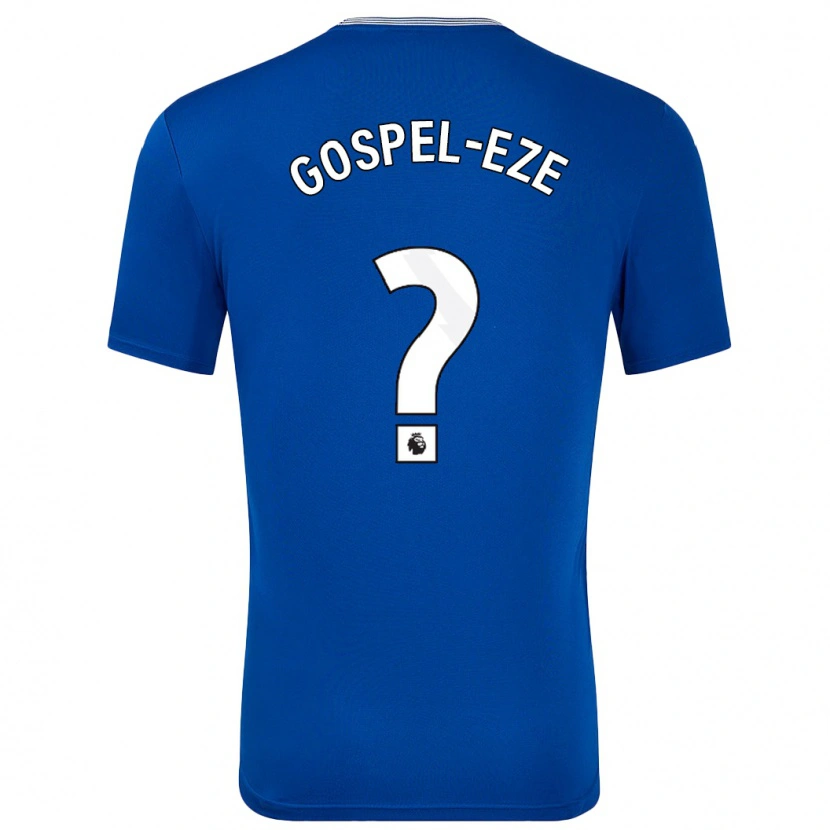 Danxen Dětské Goodness Gospel-Eze #0 Modrá S Domů Hráčské Dresy 2024/25 Dres