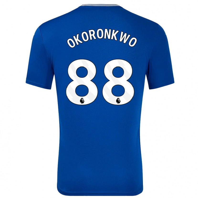 Danxen Dětské Francis Okoronkwo #88 Modrá S Domů Hráčské Dresy 2024/25 Dres