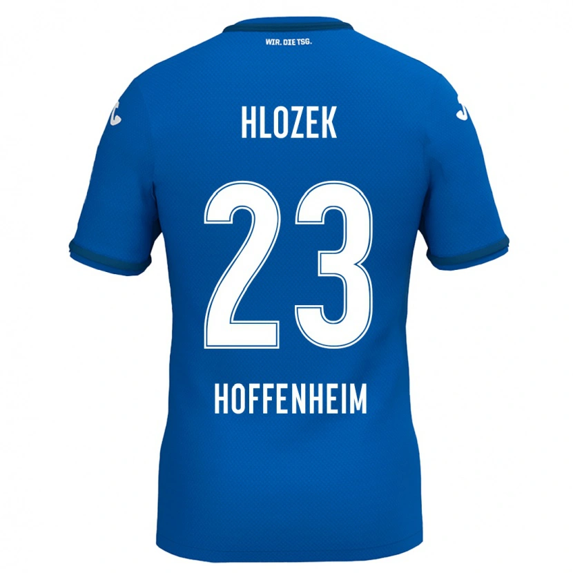 Danxen Dětské Adam Hlozek #23 Královská Modř Domů Hráčské Dresy 2024/25 Dres