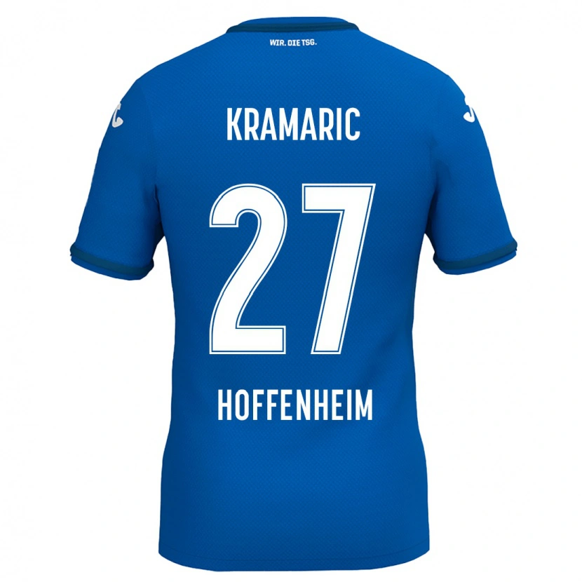 Danxen Dětské Andrej Kramaric #27 Královská Modř Domů Hráčské Dresy 2024/25 Dres