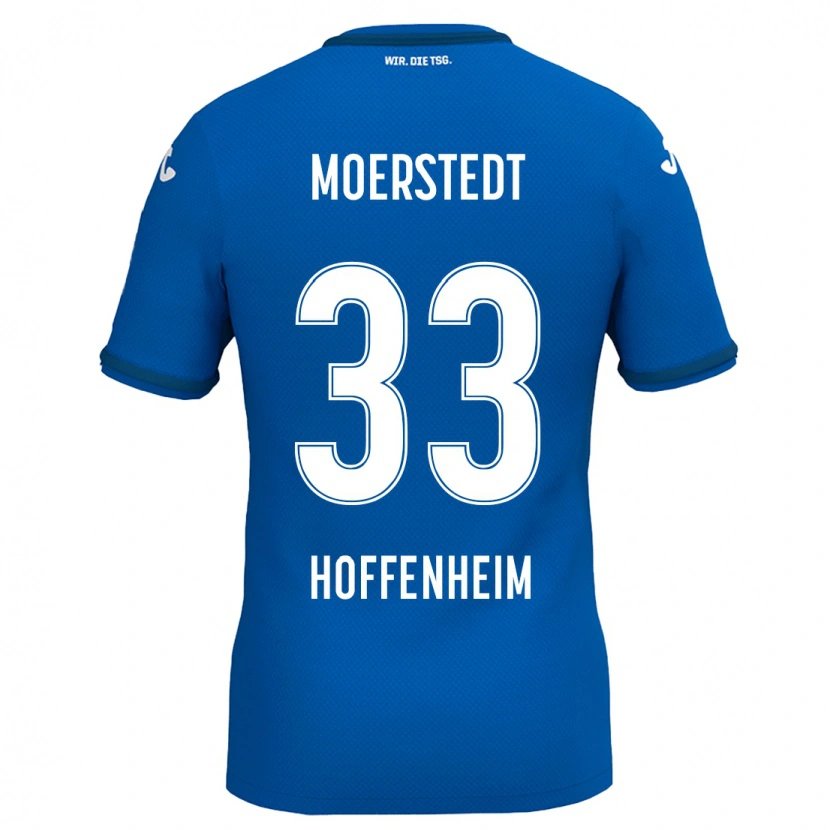 Danxen Dětské Max Moerstedt #33 Královská Modř Domů Hráčské Dresy 2024/25 Dres