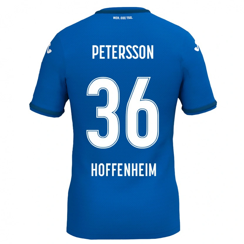 Danxen Dětské Lúkas Petersson #36 Královská Modř Domů Hráčské Dresy 2024/25 Dres