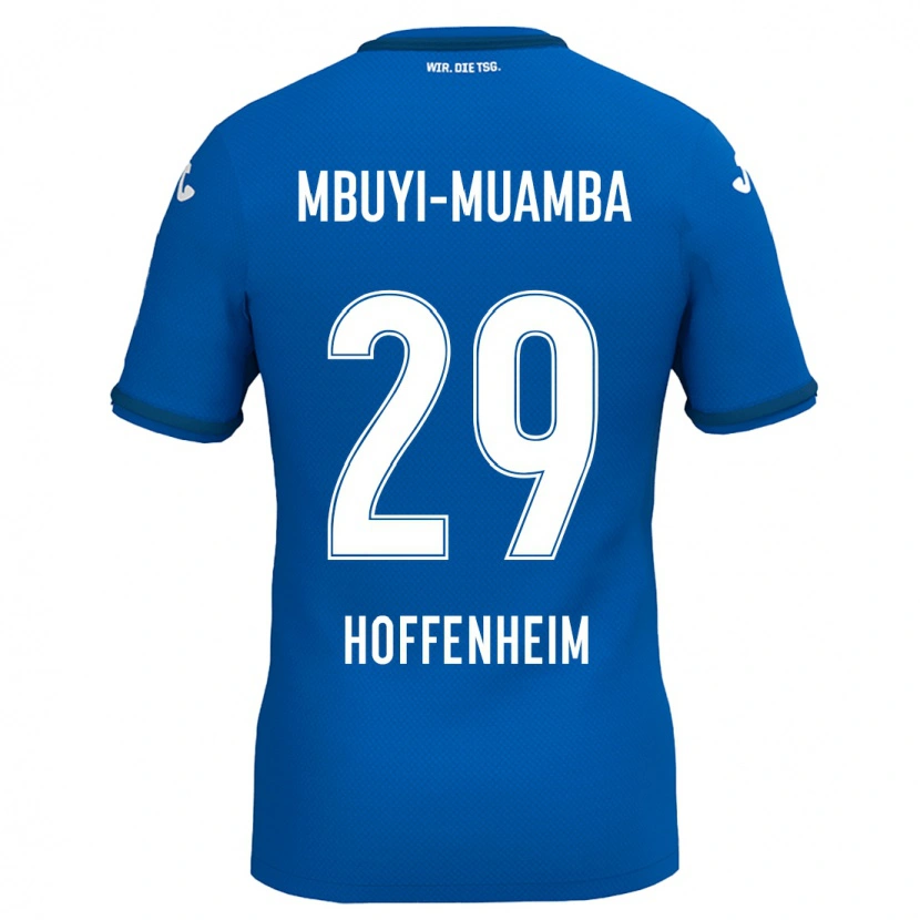 Danxen Dětské Hubert Mbuyi-Muamba #29 Královská Modř Domů Hráčské Dresy 2024/25 Dres