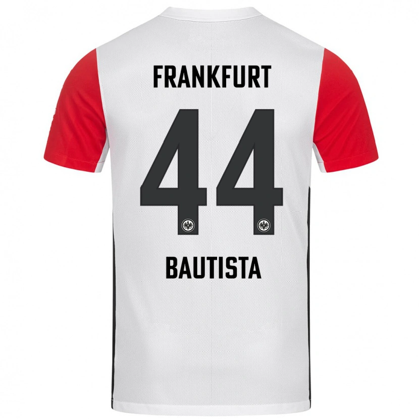 Danxen Dětské Davis Bautista #44 Bílá Červená Domů Hráčské Dresy 2024/25 Dres