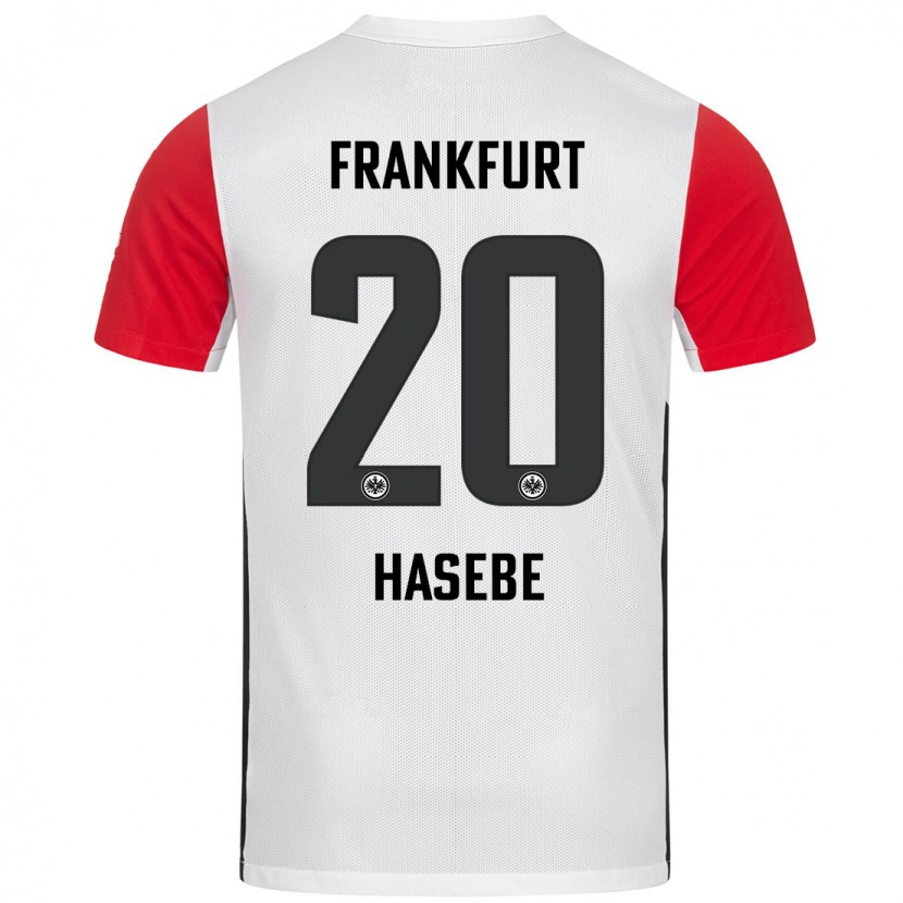 Danxen Dětské Makoto Hasebe #20 Bílá Červená Domů Hráčské Dresy 2024/25 Dres