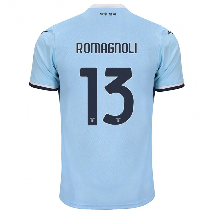 Danxen Dětské Alessio Romagnoli #13 Modrý Domů Hráčské Dresy 2024/25 Dres