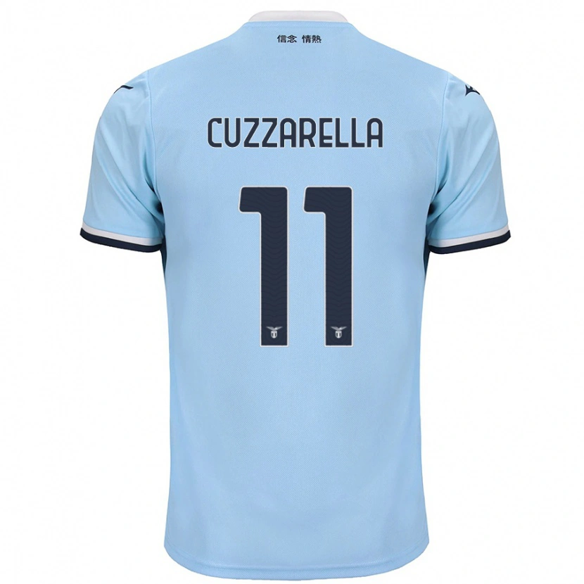 Danxen Dětské Cristian Cuzzarella #11 Modrý Domů Hráčské Dresy 2024/25 Dres