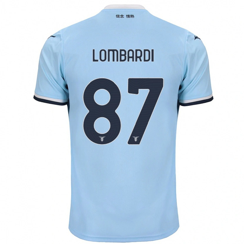 Danxen Dětské Cristiano Lombardi #87 Modrý Domů Hráčské Dresy 2024/25 Dres