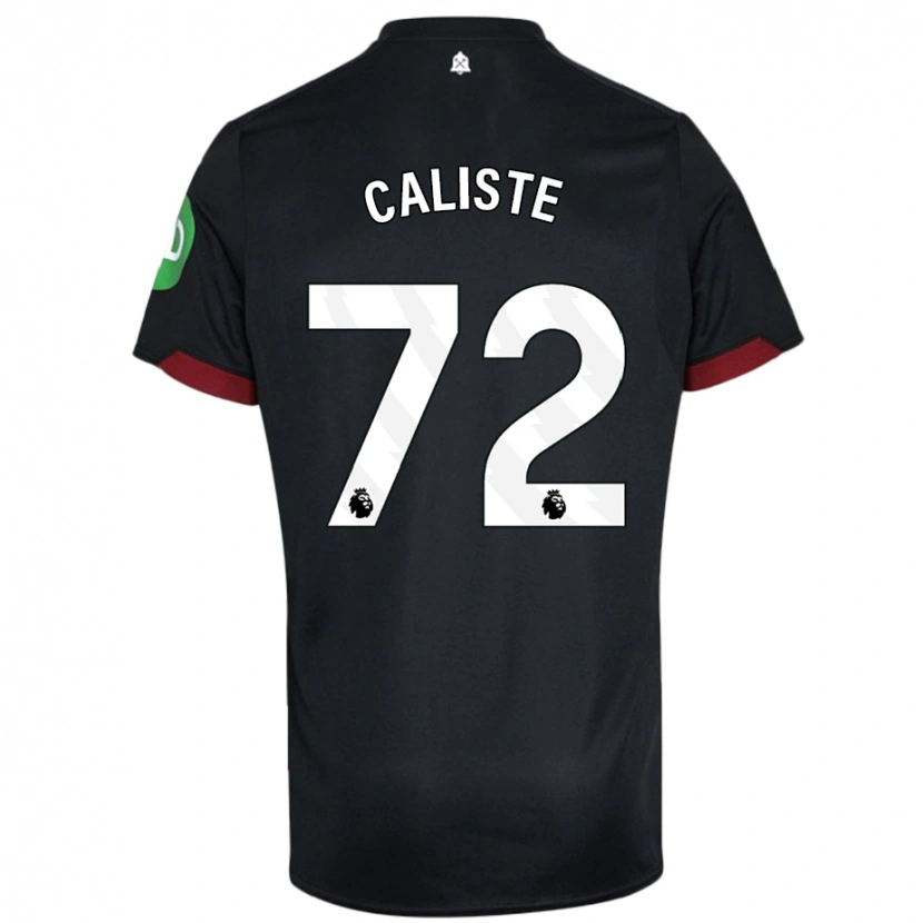 Danxen Dětské Gabriel Caliste #72 Černá Bílá Daleko Hráčské Dresy 2024/25 Dres