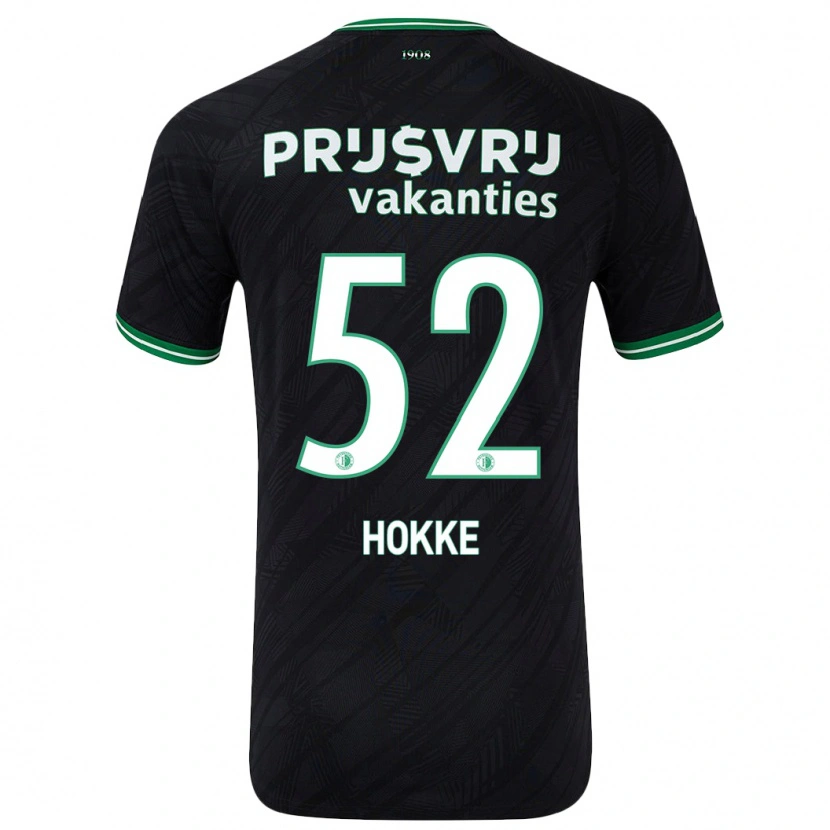 Danxen Dětské Milan Hokke #52 Černo Zelená Daleko Hráčské Dresy 2024/25 Dres