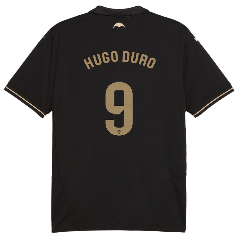 Danxen Dětské Hugo Duro #9 Černý Daleko Hráčské Dresy 2024/25 Dres