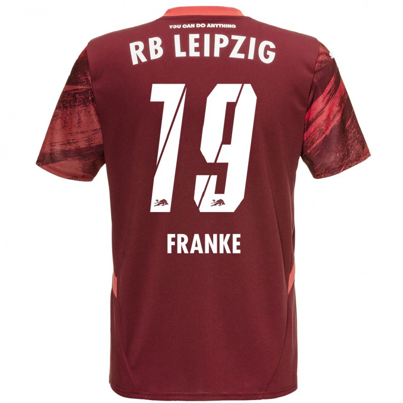 Danxen Dětské Lenny Franke #19 Burgundské Daleko Hráčské Dresy 2024/25 Dres