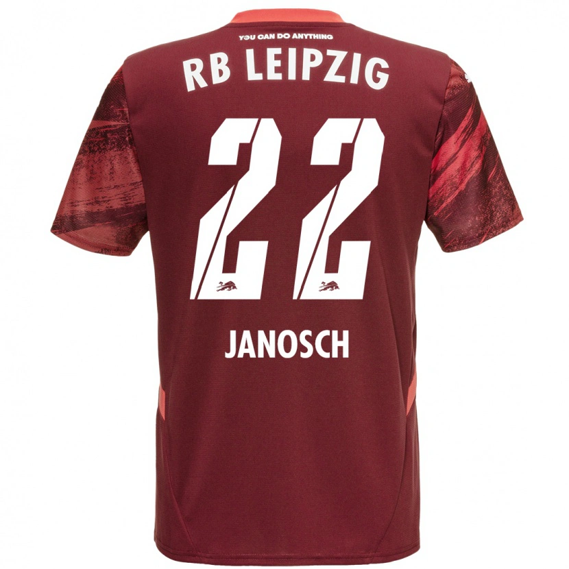 Danxen Dětské Luca Janosch #22 Burgundské Daleko Hráčské Dresy 2024/25 Dres