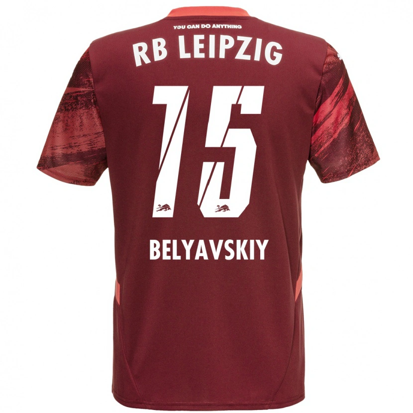 Danxen Dětské David Belyavskiy #15 Burgundské Daleko Hráčské Dresy 2024/25 Dres