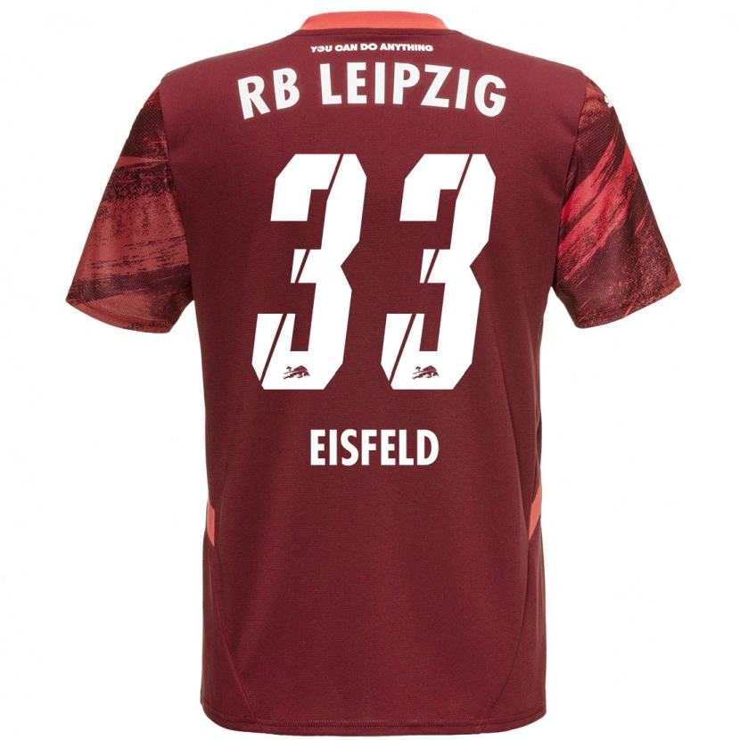 Danxen Dětské Tom Eisfeld #33 Burgundské Daleko Hráčské Dresy 2024/25 Dres