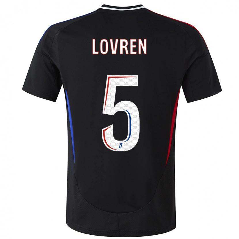 Danxen Dětské Dejan Lovren #5 Černý Daleko Hráčské Dresy 2024/25 Dres