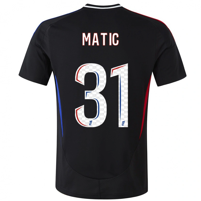 Danxen Dětské Nemanja Matic #31 Černý Daleko Hráčské Dresy 2024/25 Dres