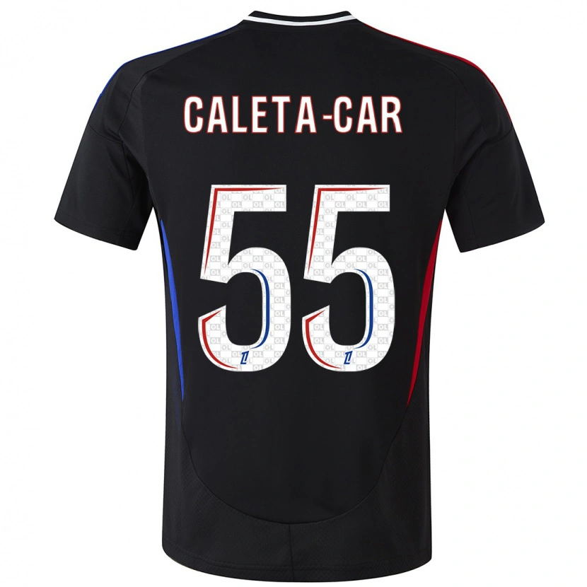 Danxen Dětské Duje Caleta-Car #55 Černý Daleko Hráčské Dresy 2024/25 Dres