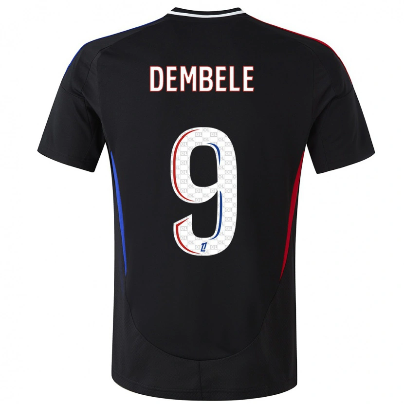 Danxen Dětské Moussa Dembele #9 Černý Daleko Hráčské Dresy 2024/25 Dres