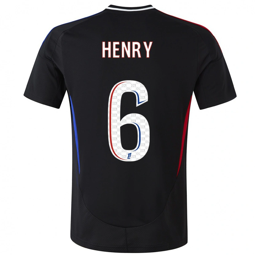 Danxen Dětské Amandine Henry #6 Černý Daleko Hráčské Dresy 2024/25 Dres