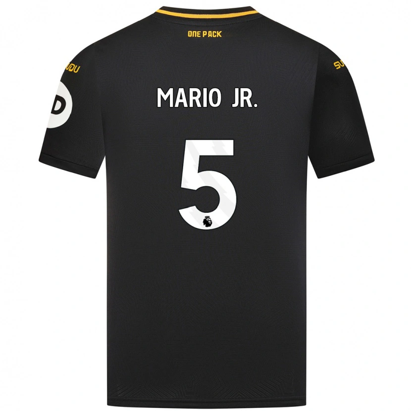 Danxen Dětské Mario Lemina #5 Černý Daleko Hráčské Dresy 2024/25 Dres