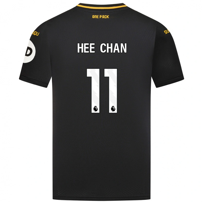 Danxen Dětské Hee-Chan Hwang #11 Černý Daleko Hráčské Dresy 2024/25 Dres