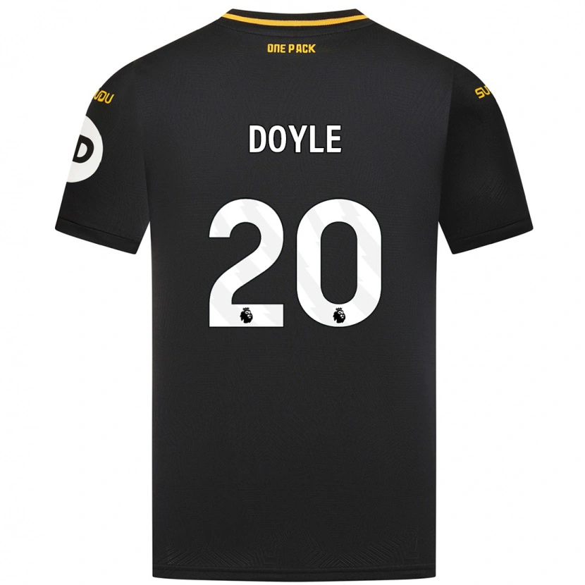 Danxen Dětské Tommy Doyle #20 Černý Daleko Hráčské Dresy 2024/25 Dres