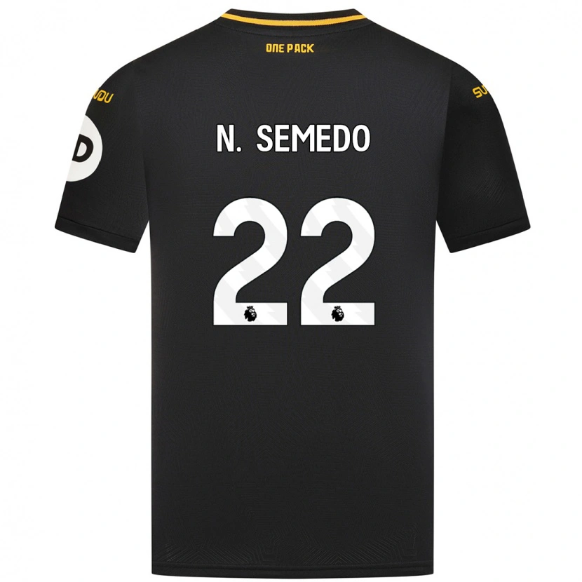 Danxen Dětské Nélson Semedo #22 Černý Daleko Hráčské Dresy 2024/25 Dres