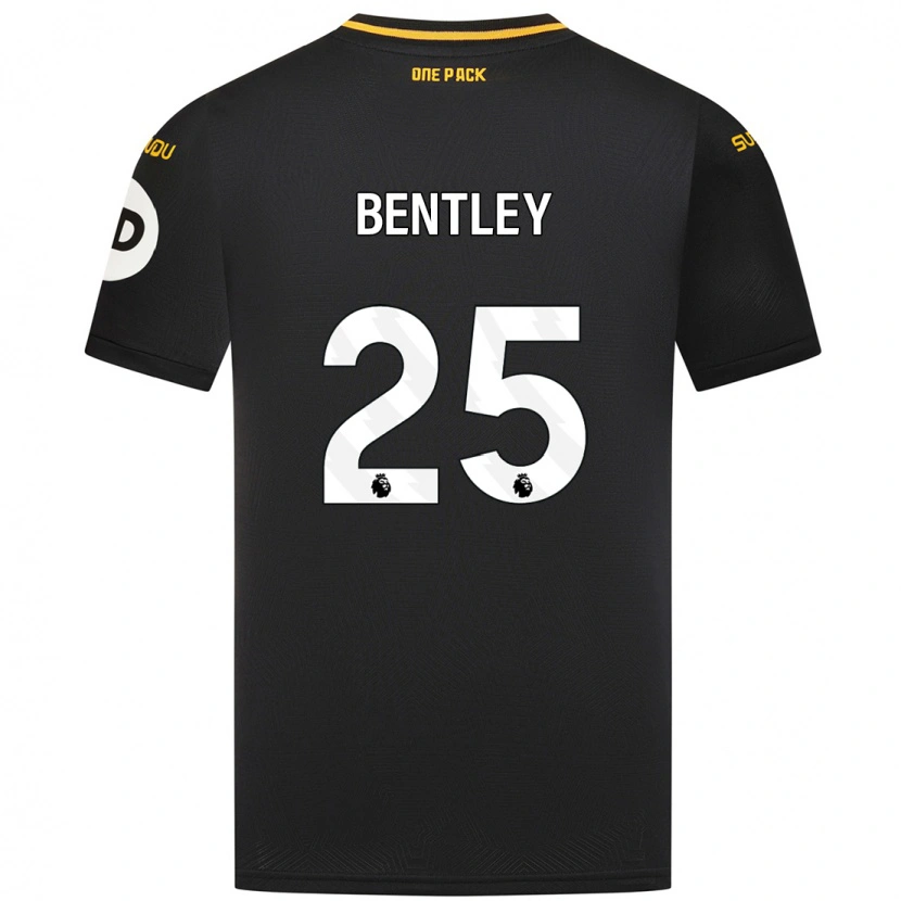 Danxen Dětské Daniel Bentley #25 Černý Daleko Hráčské Dresy 2024/25 Dres