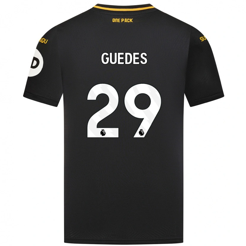 Danxen Dětské Gonçalo Guedes #29 Černý Daleko Hráčské Dresy 2024/25 Dres