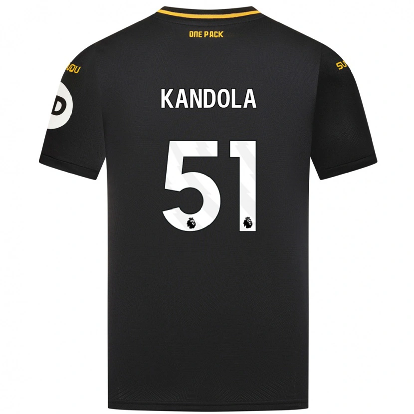 Danxen Dětské Kam Kandola #51 Černý Daleko Hráčské Dresy 2024/25 Dres