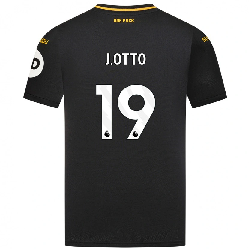 Danxen Dětské Jonny Otto #19 Černý Daleko Hráčské Dresy 2024/25 Dres